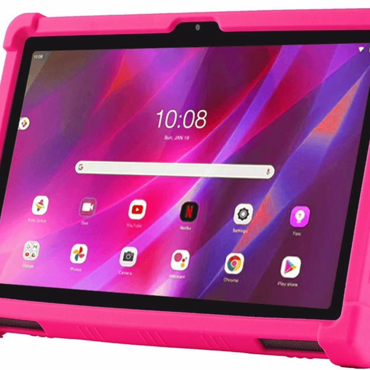 GENERICO - Funda Protector Antigolpe Silicona Para Lenovo Yoga Tab 11 - Fucsia