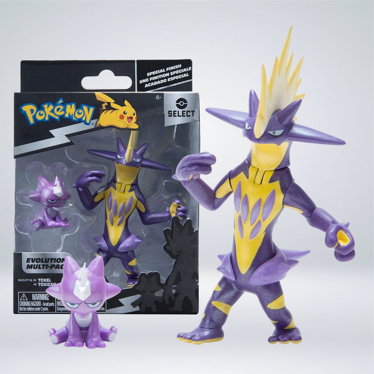 POKEMON - FIGURAS POKEMON SELECT MULTI-PACK TOXEL  TOXTRICITY
