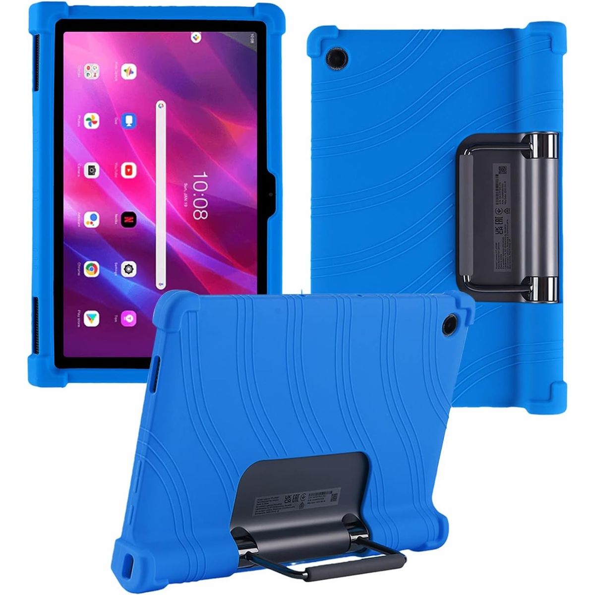 GENERICO - Funda Protector Antigolpe Silicona Para Lenovo Yoga Tab 11 - Azul