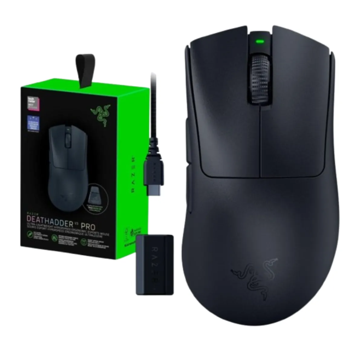 RAZER - Mouse Razer Deathadder V3 Pro Wireless 90hrs Switches Gen-3 Color Negro