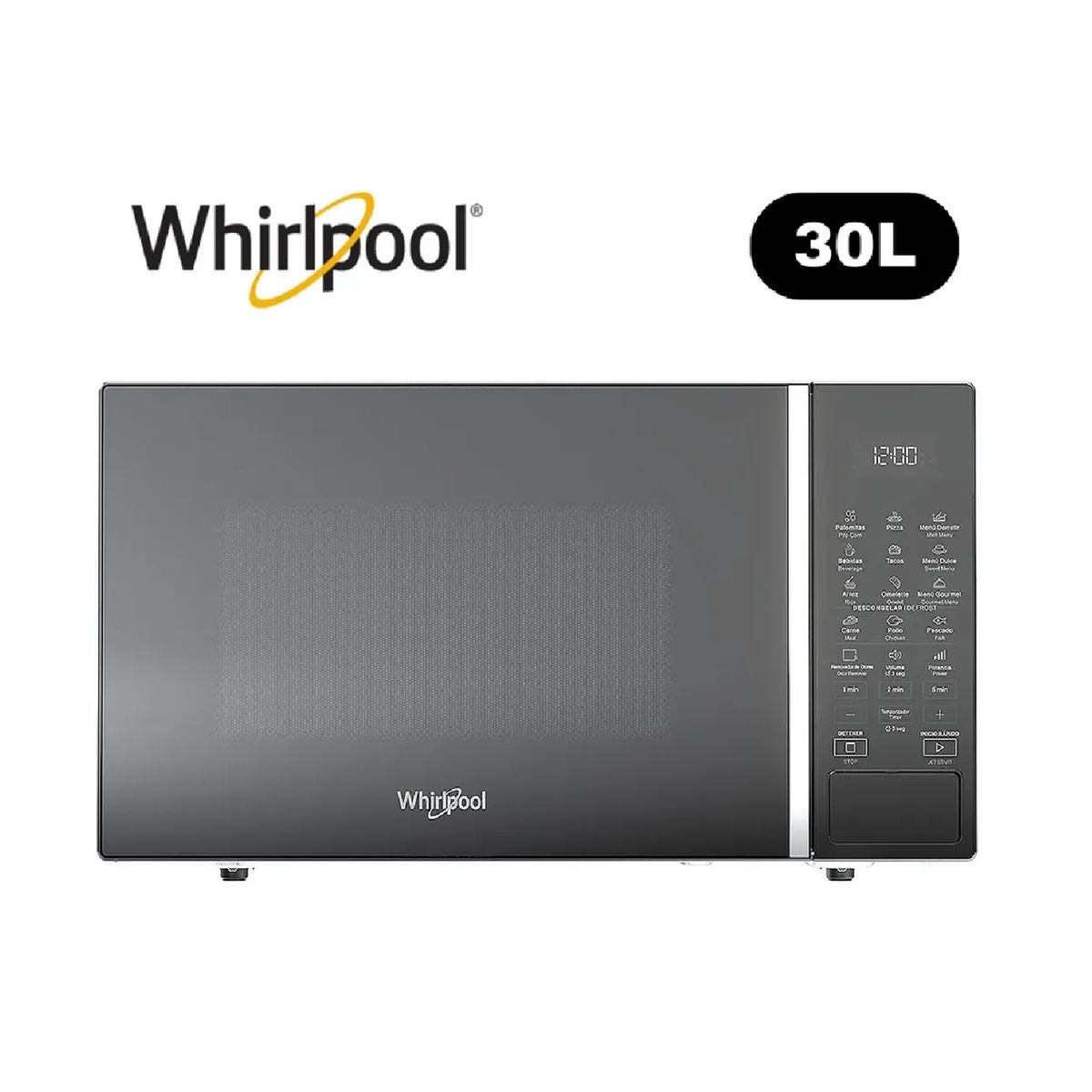 WHIRLPOOL - Microondas de Mesa Whirlpool 30 Lt. WM2011B - Gris