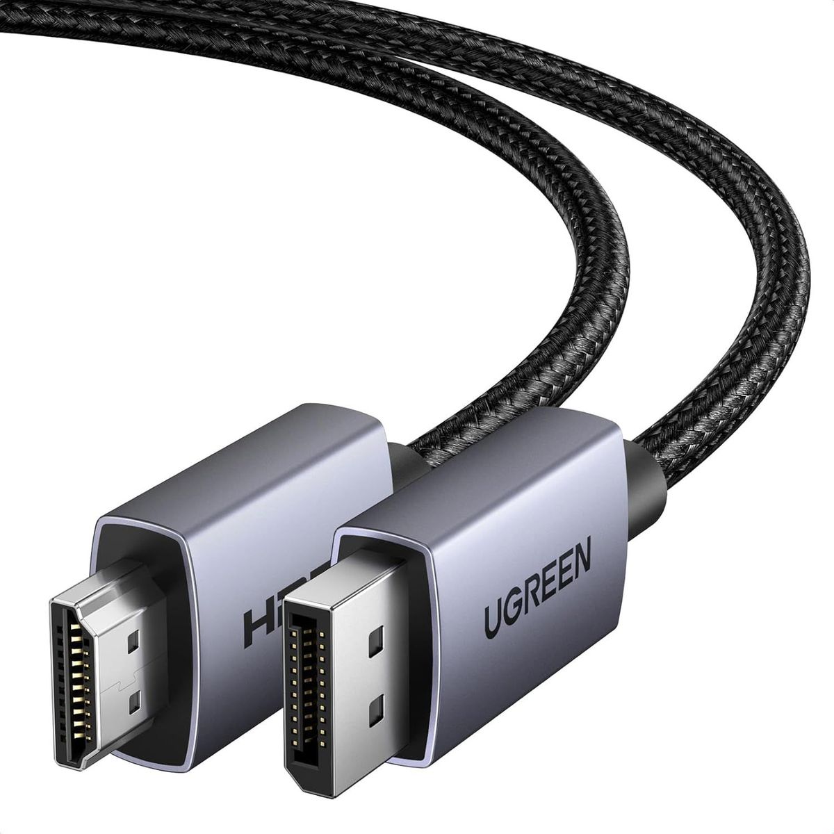 UGREEN - Ugreen Cable DisplayPort a HDMI 4K 150cm Unidireccional DP125 - 35841