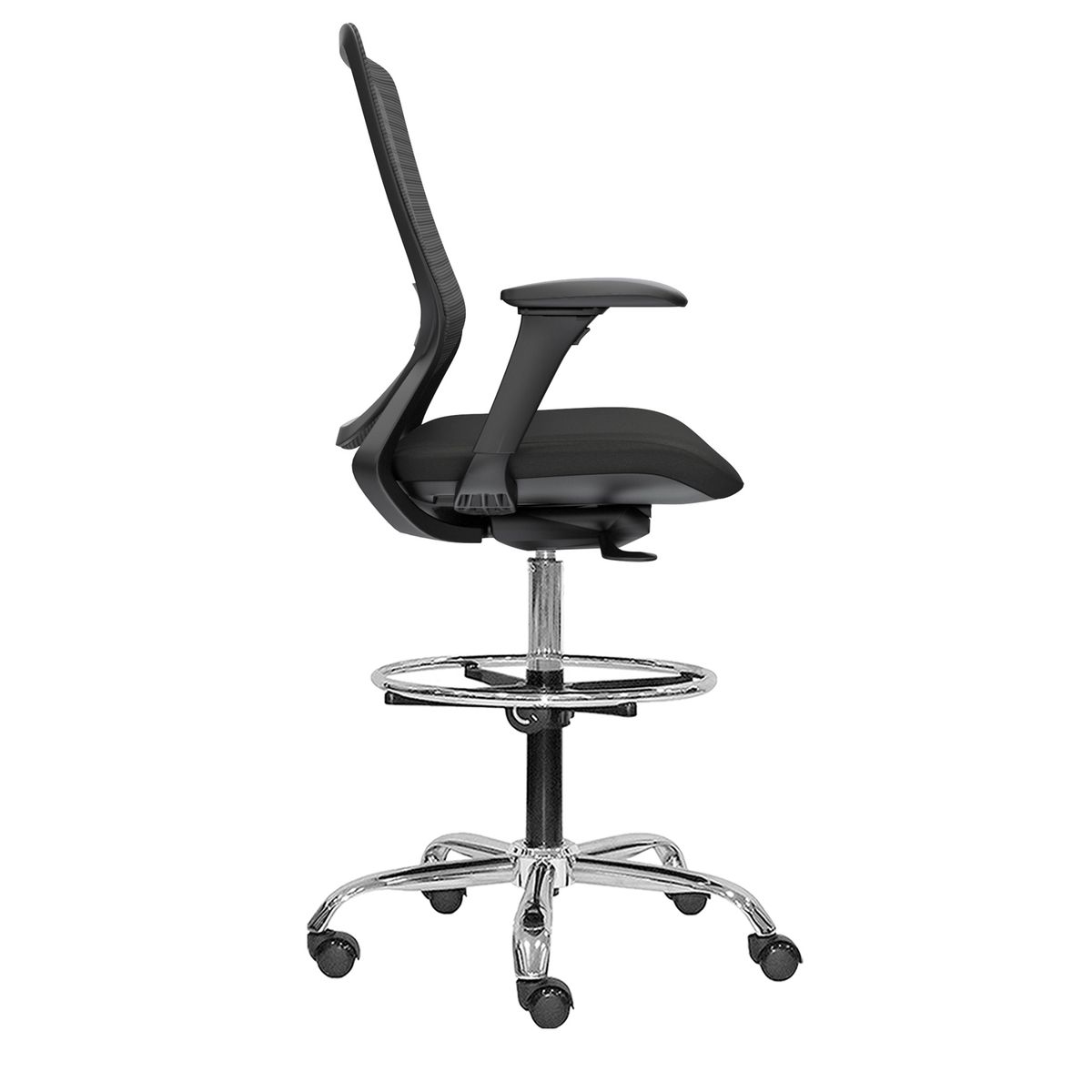 ALTHEA CONFORT - Silla Loop Cajero Ergonómica Bc Ac Negro Althea Confort
