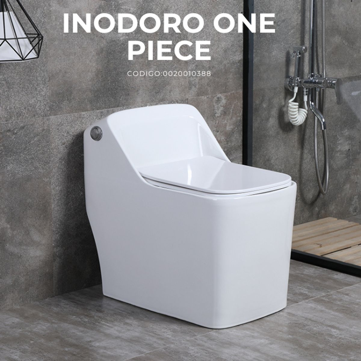 INODORO ONE PIECE   MALLORCA BLANCO, marca FRATELLI - Foto 2