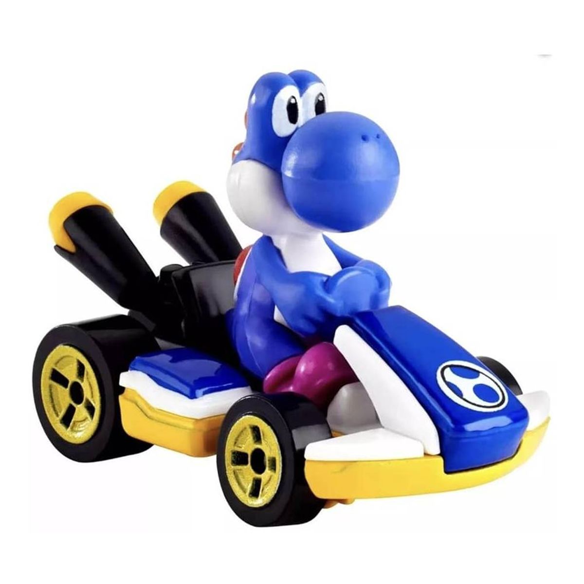HOT WHEELS - Hot Wheels Mario Bros Mario Kart Blue Yoshi Standard Kart
