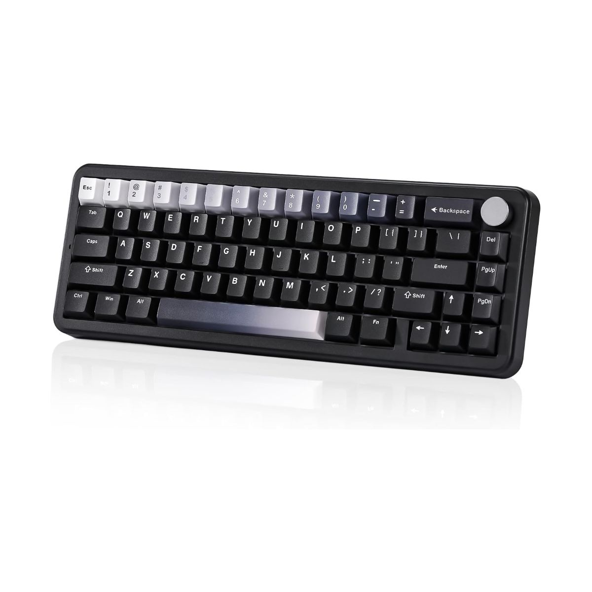 GENERICO - Teclado Mecánico Inalámbrico B68 YUNZII Escritura Cremosa - Negro