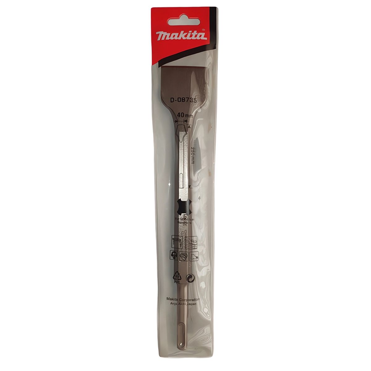 MAKITA - Cincel Makita D-08735 Pala 40 x 250mm SDS-Plus