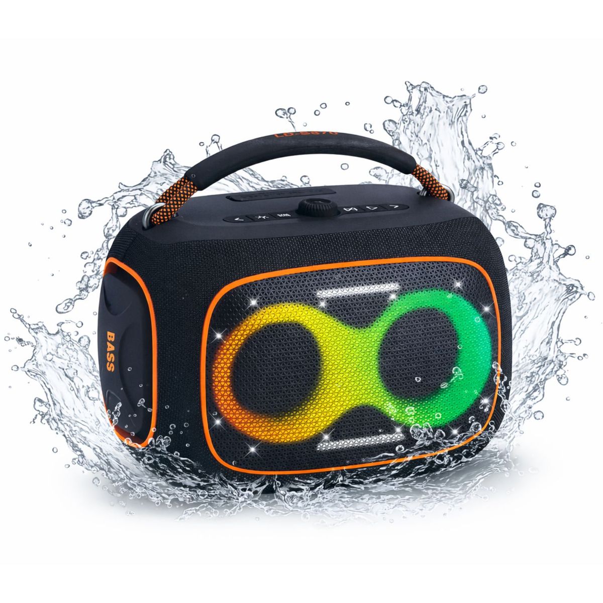 LIDIMI - Parlante Bluetooth Portátil 100W Lidimi LD-S870 con Luces LED y Extra Bass