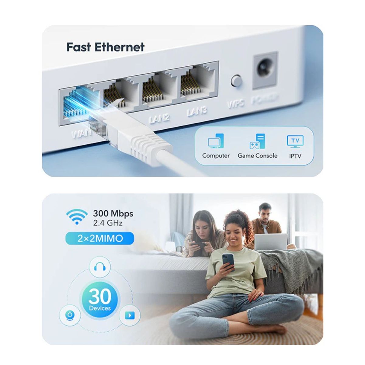 CUDY - Router Cudy Wi-Fi 300Mbps WR300