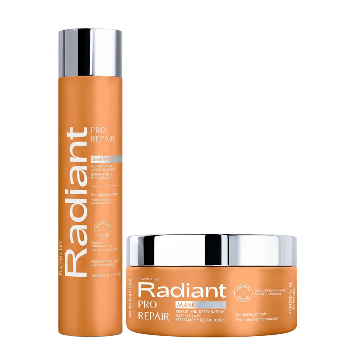 PLACENTA LIFE - Radiant Argan Pro Repair Shampoo Mascarilla 300 ml