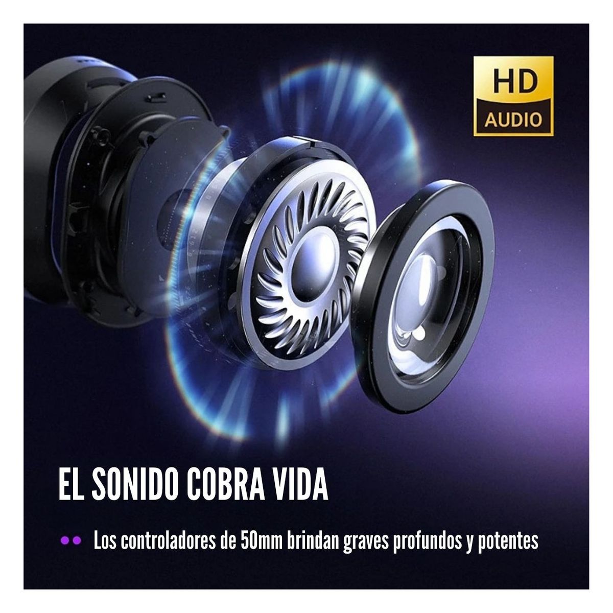 FIFINE - Fifine - Audífono Ampligame H13 RGB Sonido Virtual 7.1 - Negro