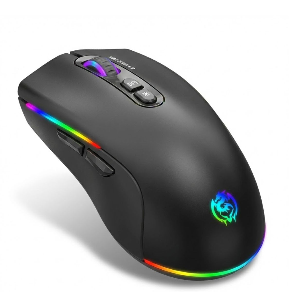 CYBERTEL - MOUSE GAMER INALAMBRICO 3 MODOS DINASTY RGB  CBX M609-3m