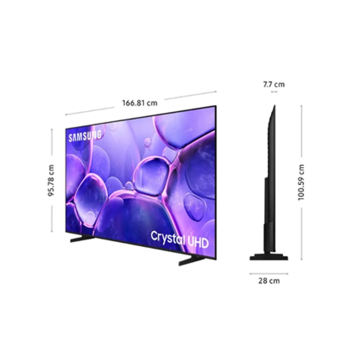 SAMSUNG - TELEVISOR SAMSUNG CRYSTAL UHD 75 4K Smart TV UN75U8000FGXPE + SOUNDBAR SAMSUNG