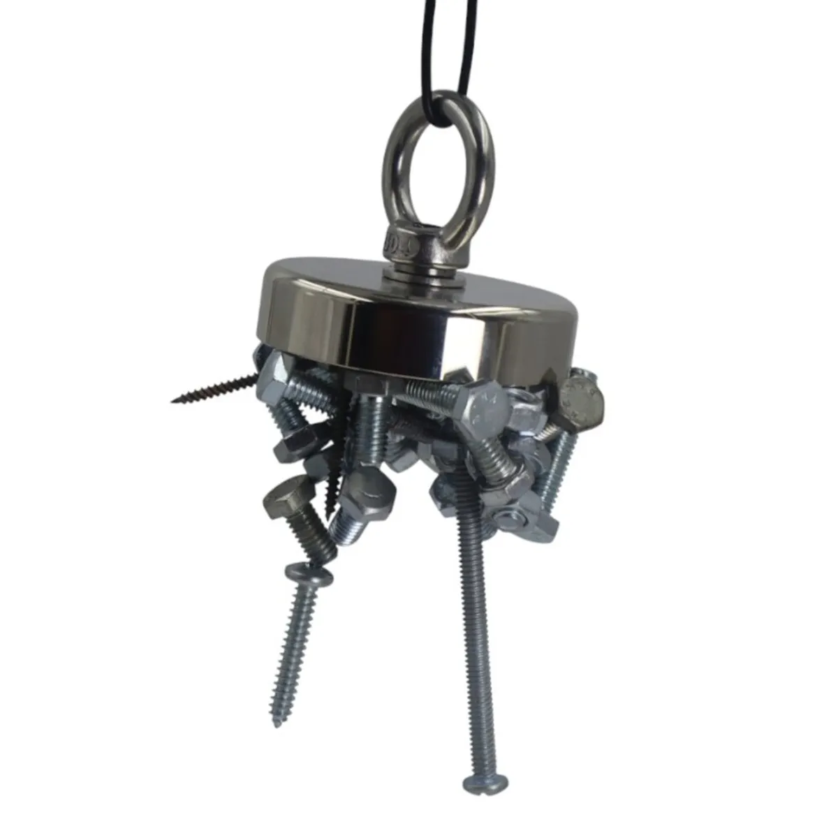 GENERICO - Imán Neodimio Circular 48mm con Argolla para Rescate