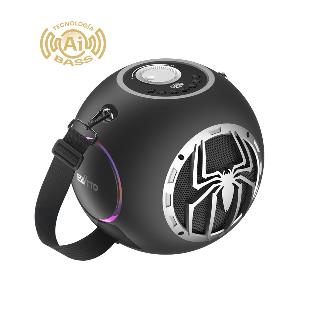 EWTTO - Parlante Inalámbrico Portátil EW-P454BC Función TWS