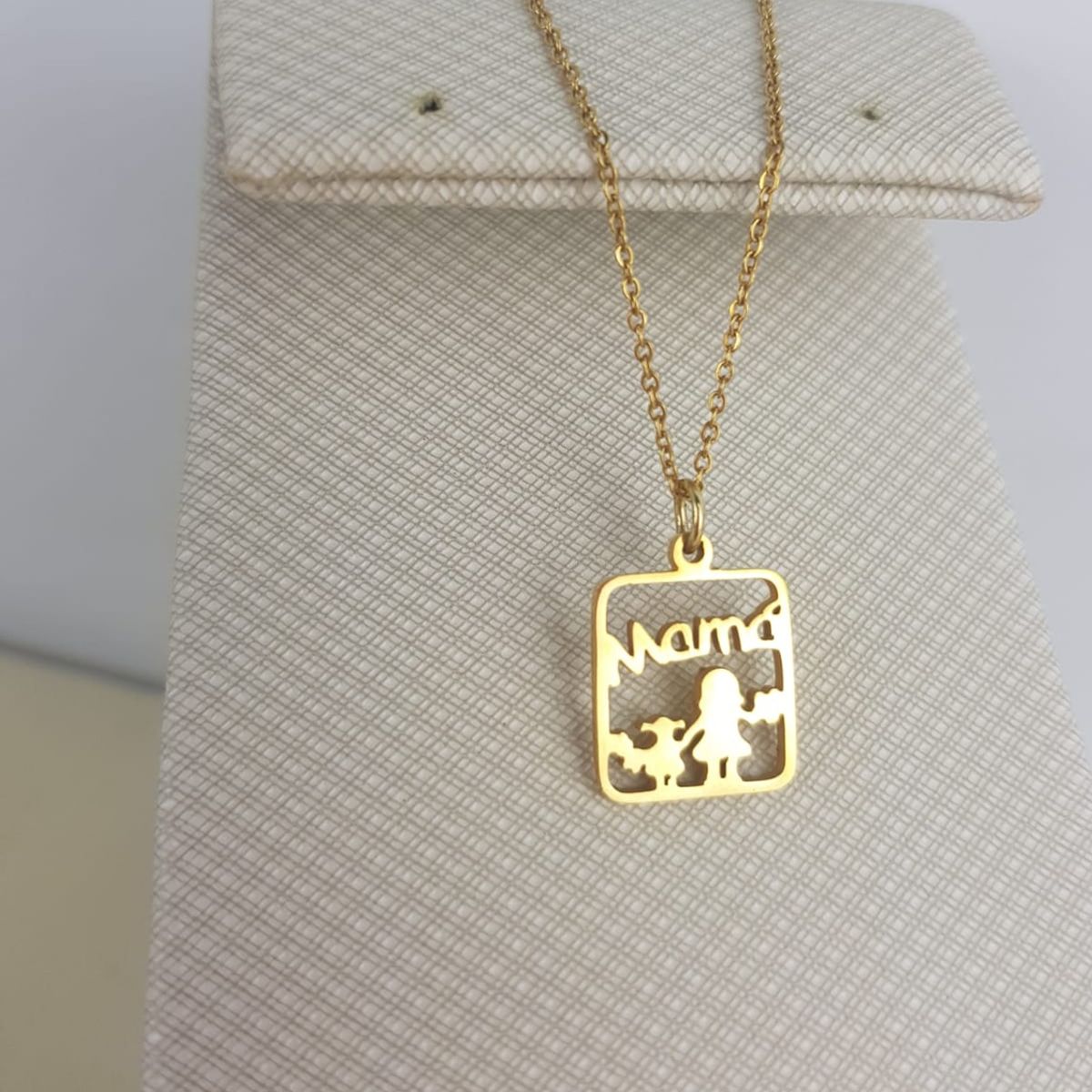 GENERICO - COLLAR LISO PLACA MAMÀ