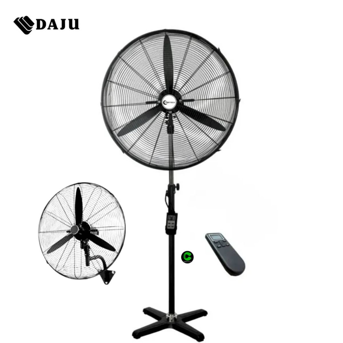 GENERICO - VENTILADOR 2 EN 1 DAJU  DT-31C 30" DE PARED Y PISO C/CONTROL REMOTO