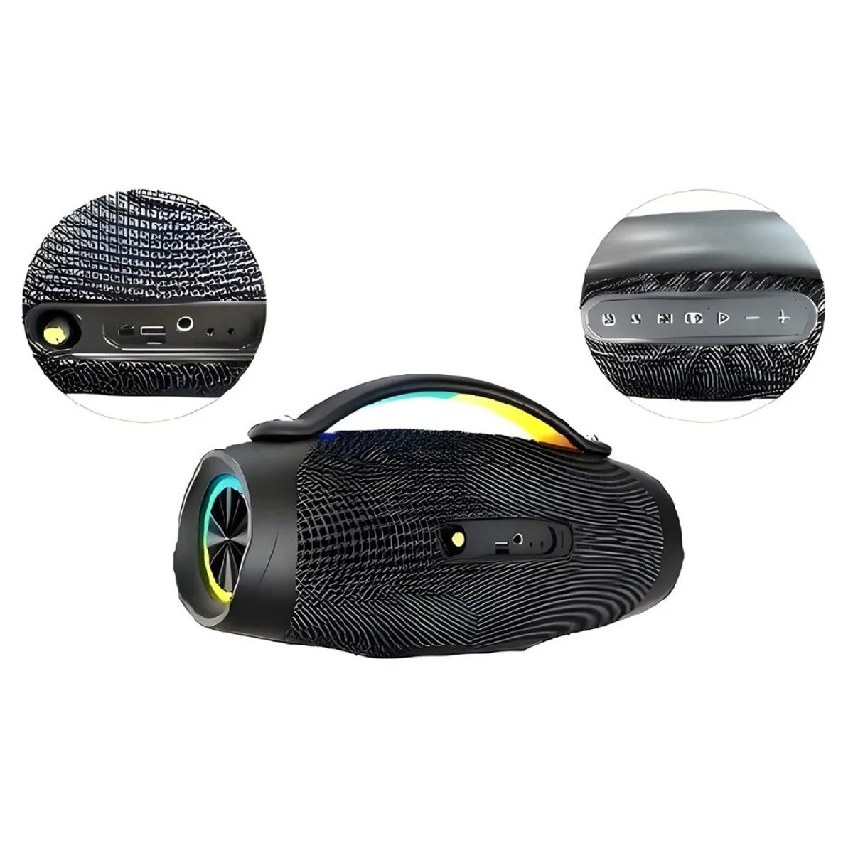 LIDIMI - Parlante Bluetooth Portátil LIDIMI LD-S659 200W de Alta Potencia