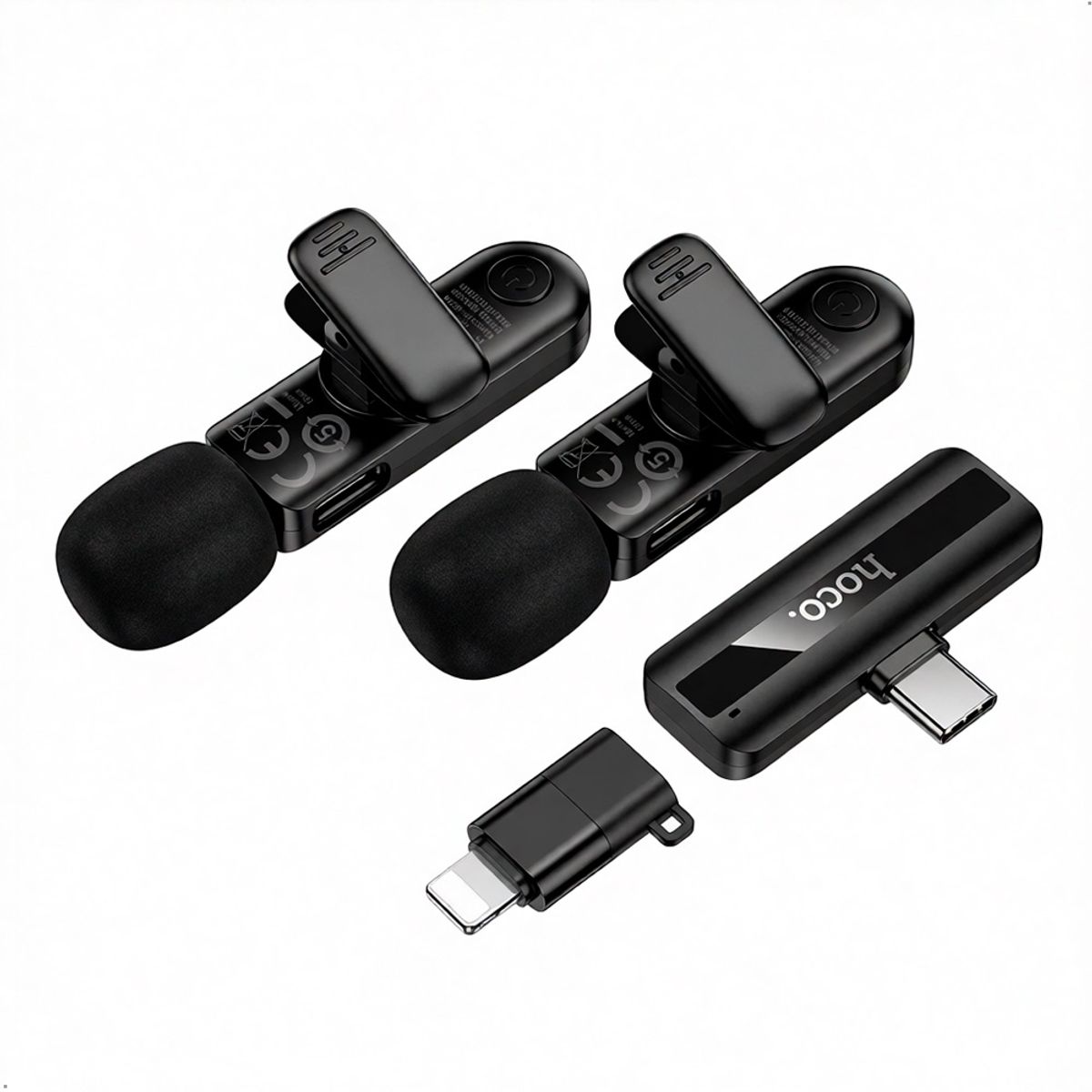 HOCO - Micrófono Hoco L20a Solapero Dual Mic Rango Alcanse 10 A 15m