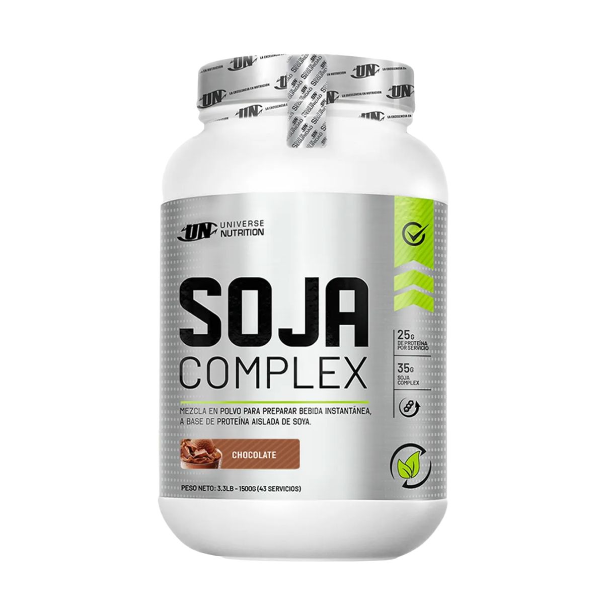 UNIVERSE NUTRITION - Soja Complex 15Kg Chocolate+Optimum Nutrition 600g+Portaproteína