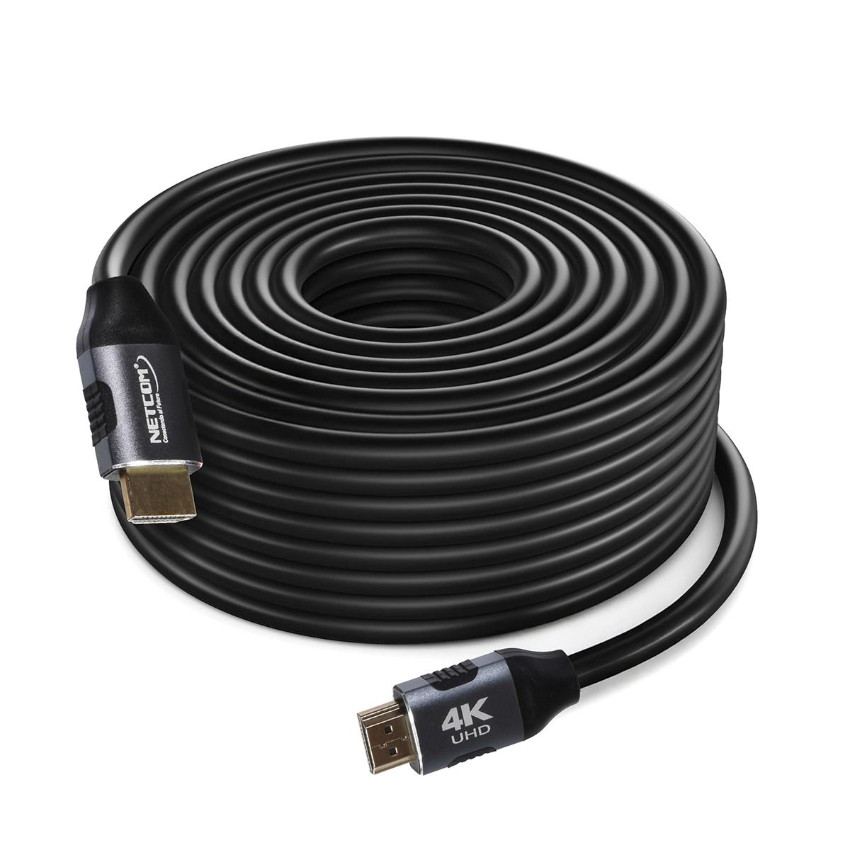 NETCOM - Cable HDMI 4K 15 m Ultra HD HDR ARC 100% Cobre  NETCOM