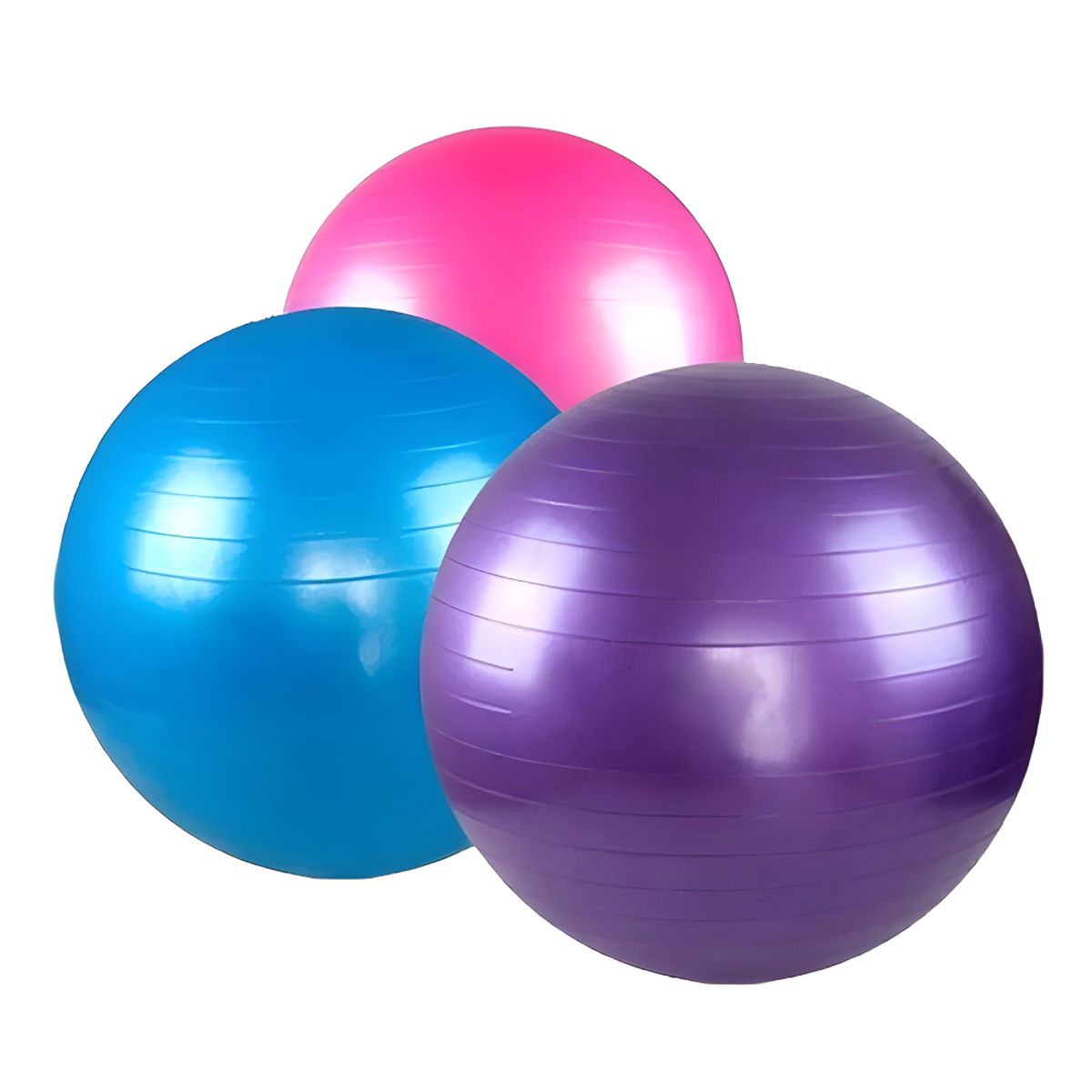 GENERICO - Pelota Pilates 65 cm para Yoga Fitness y Entrenamiento Funcional