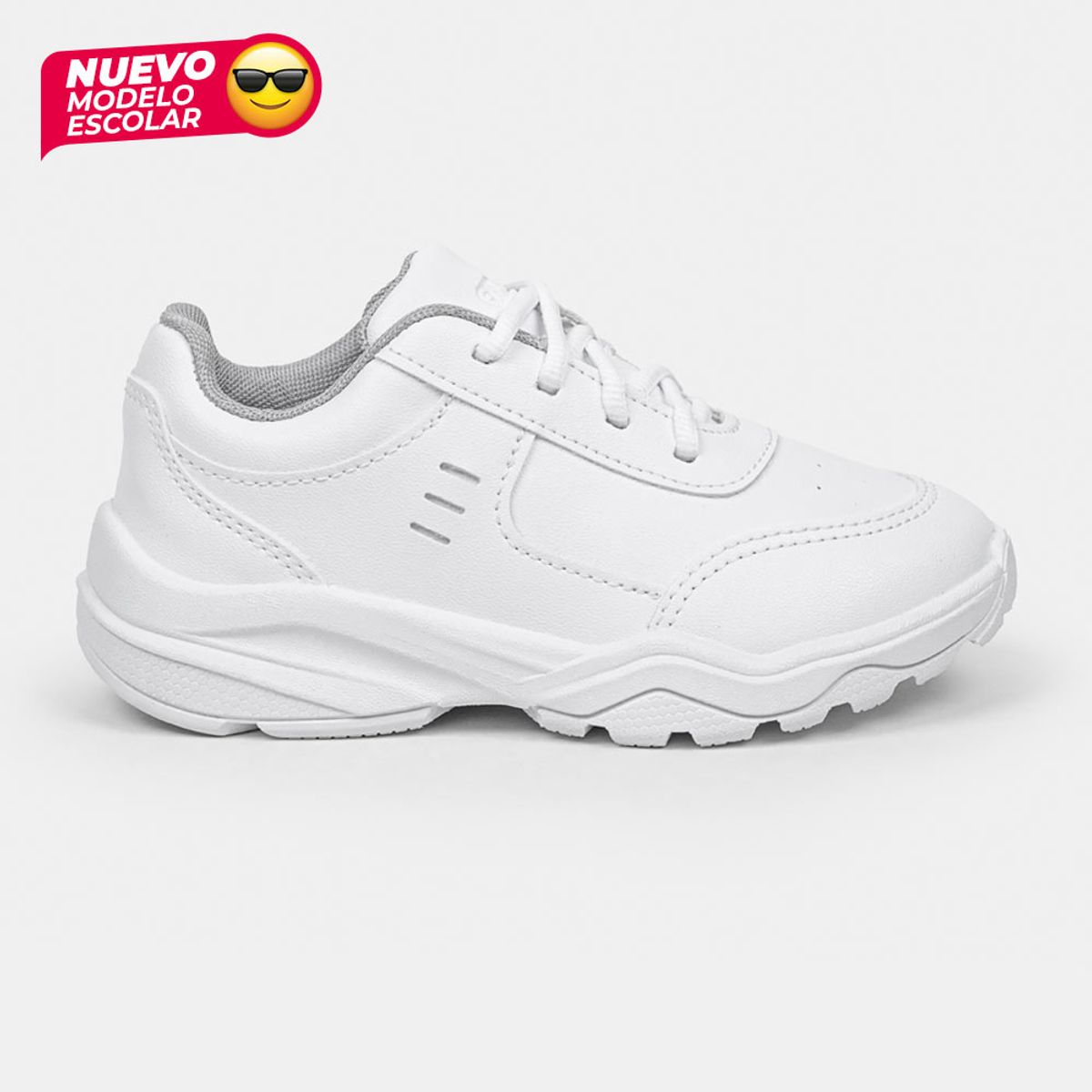 VENUS - Zapatilla Escolar Venus Nexo Pasador Blanco