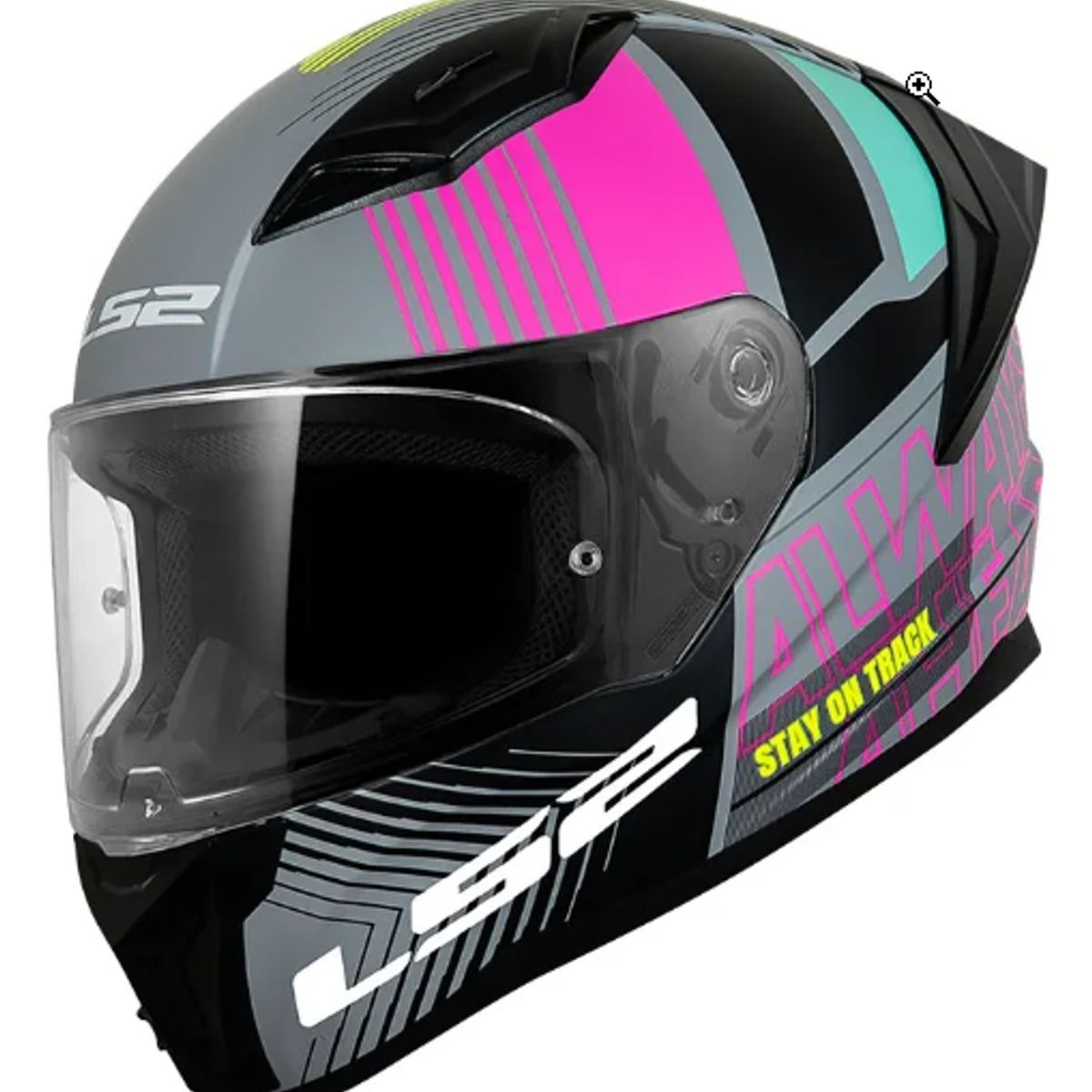 LS2 - CASCO MOTO LS2 INTEGRAL FF810 SHIFT GRIS ROSA MATE