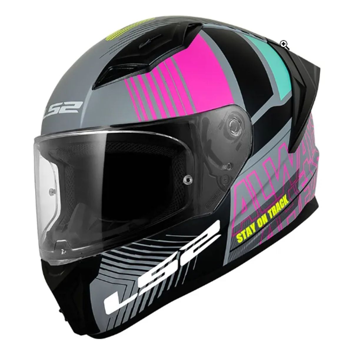 LS2 - CASCO MOTO LS2 INTEGRAL FF810 SHIFT GRIS ROSA MATE