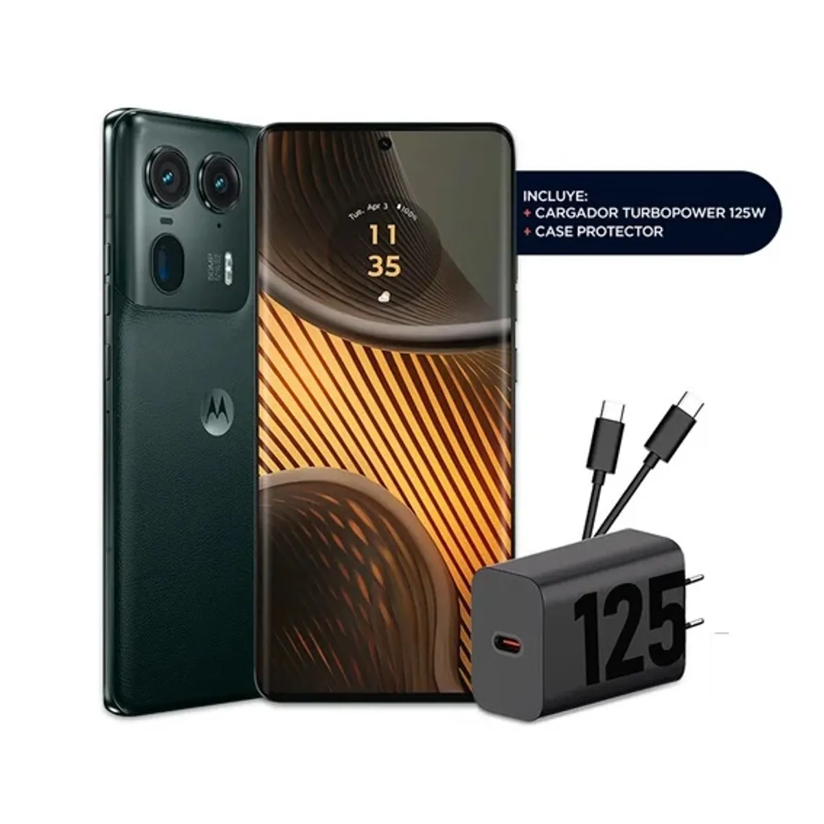 MOTOROLA - CELULAR MOTOROLA EDGE 50 ULTRA 512GB 12GB RAM 50MP + 13MP + 10MP 6.7" NEGRO  ESIM