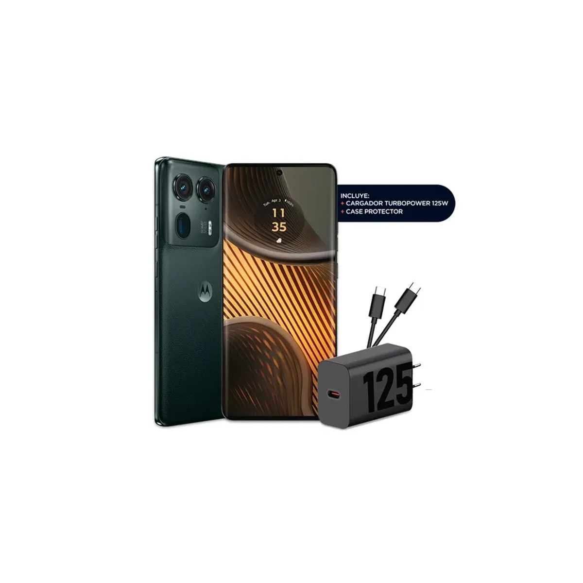 MOTOROLA - CELULAR MOTOROLA EDGE 50 ULTRA 512GB 12GB RAM 50MP + 13MP + 10MP 6.7" NEGRO  ESIM