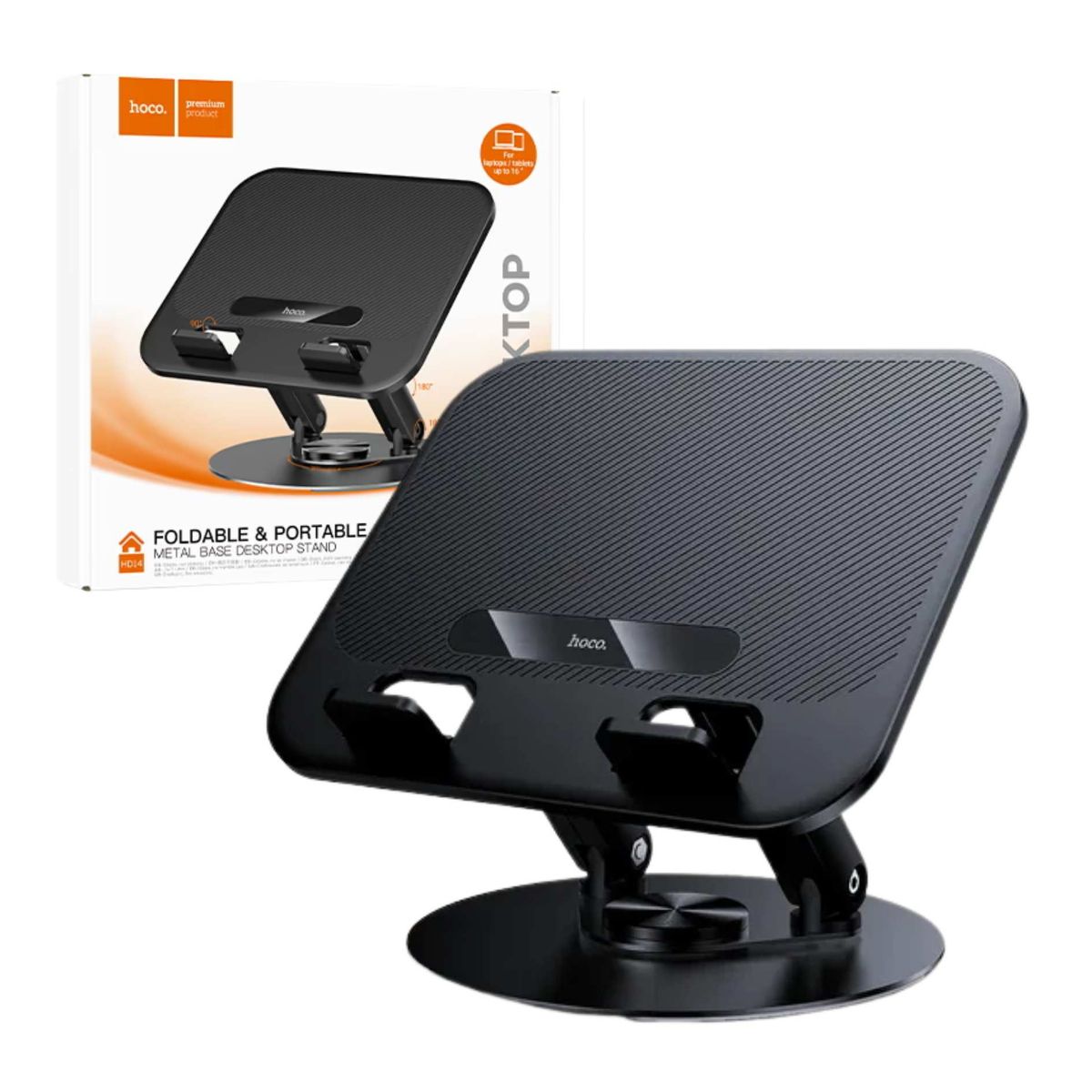 HOCO - Soporte para Laptop Notebook Macbook Tablet Plegable Giratorio 360 HOCO HD14
