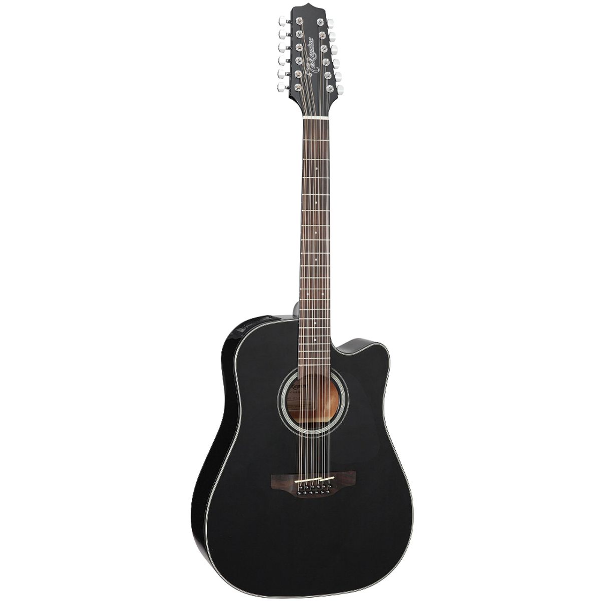 TAKAMINE - GUITARRA 12 CUERDAS COLOR NEGRO TAKAMINE DOCEROLA