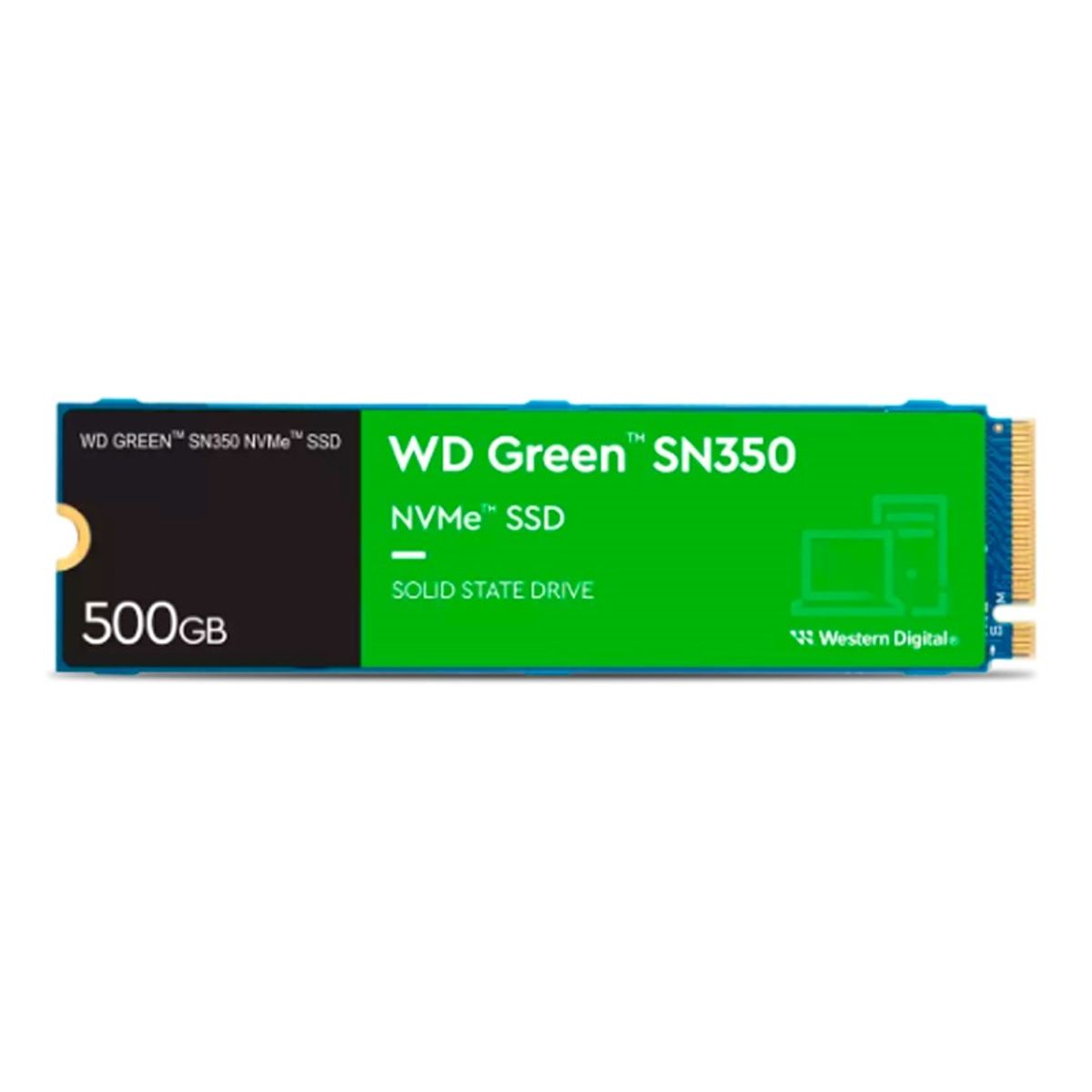 WESTERN DIGITAL - SSD M.2 NVMe 500 GB Western Digital Green SN350
