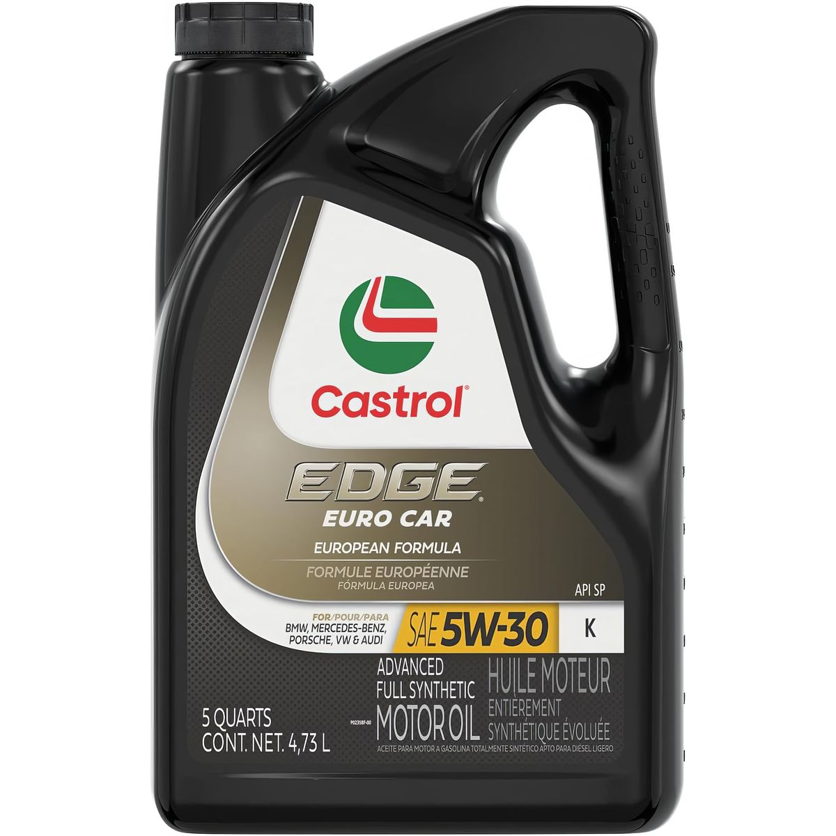 CASTROL - Aceite de Motor EDGE Auto Euro K 5W-30 Galon 5QT