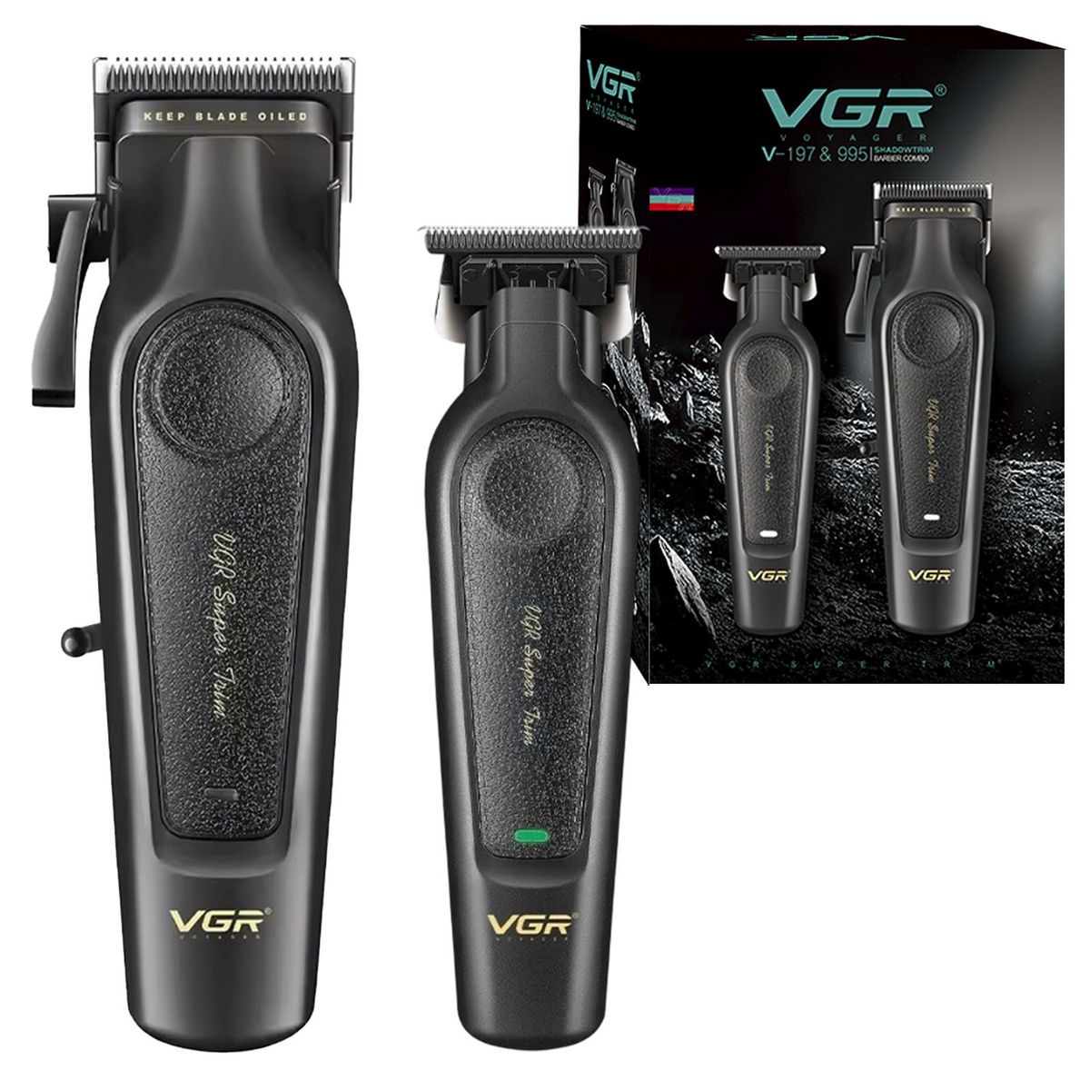OEM - Maquina Corta Pelo Vgr Barba Trimmer V-197  V-995 Usb