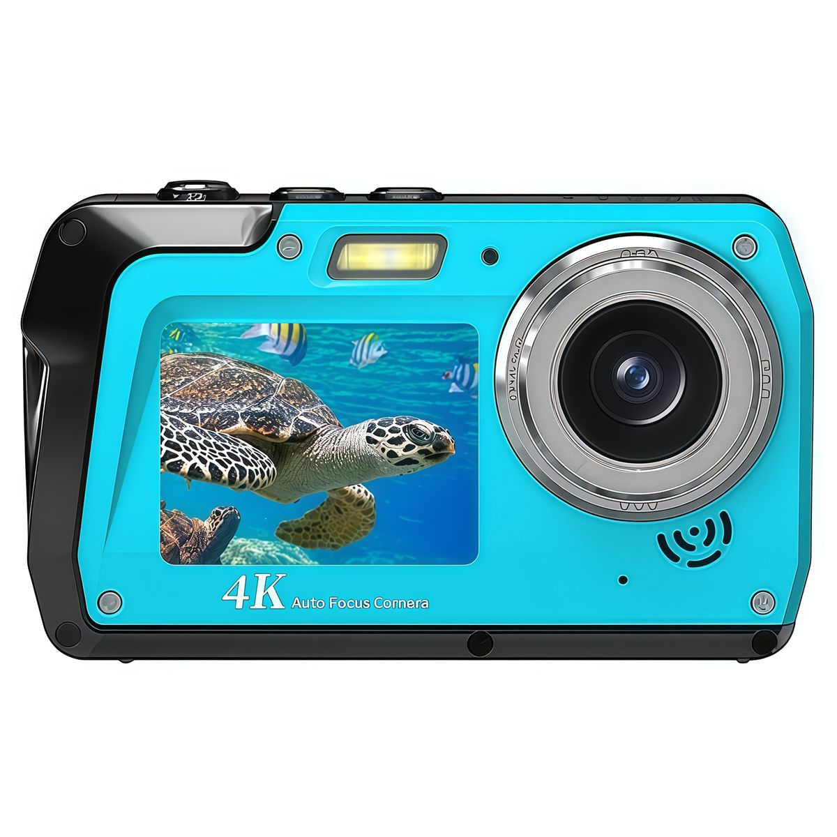 RENVMEXY - Cámara 4K Impermeable con Doble Pantalla y 56MP ¡Captura Tus Aventuras Bajo el Agua