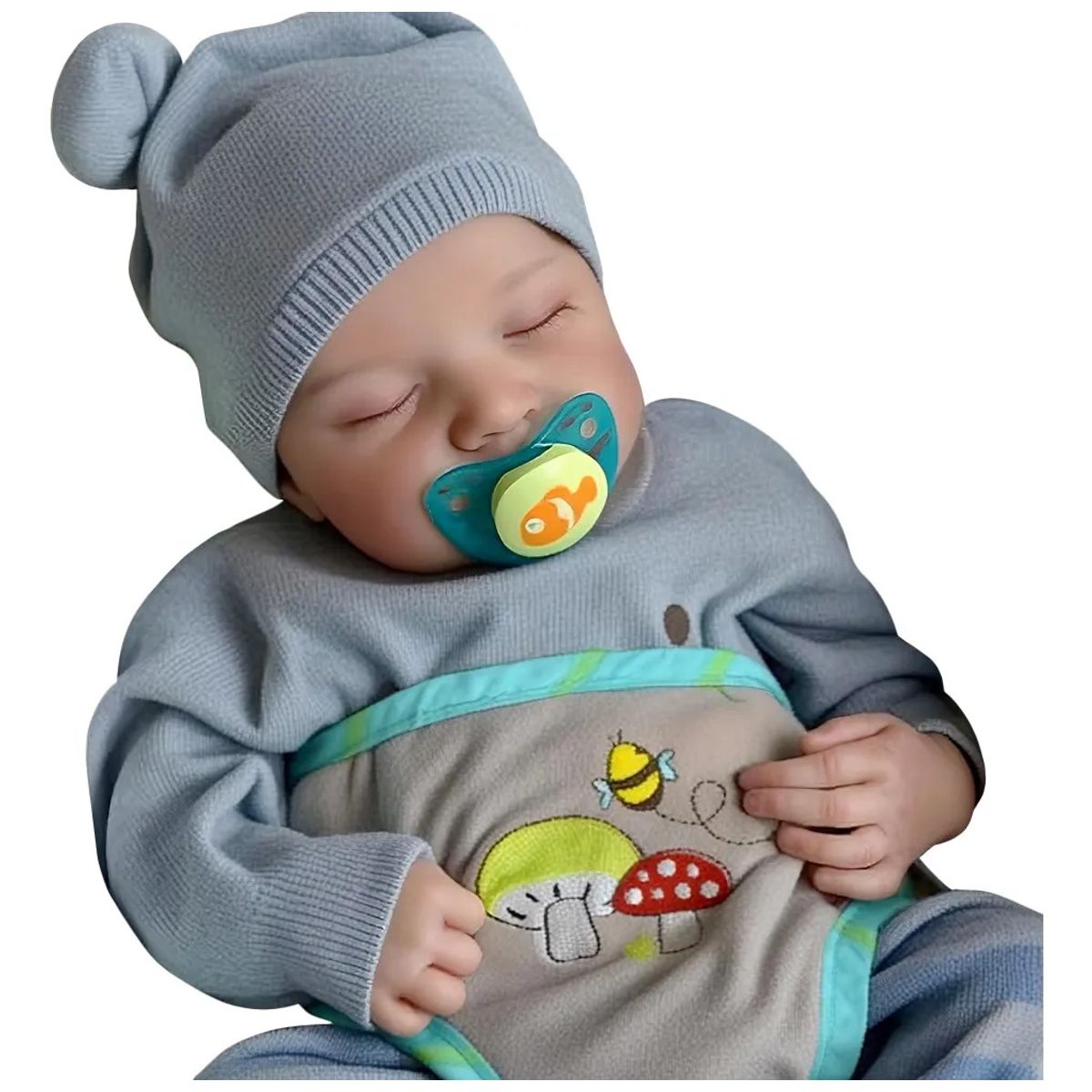 LSABEL RENACI - Renacer Bebé Muñeca De Cuerpo Completo De Silicona 46 Cm