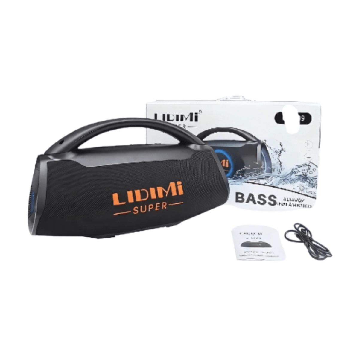 LIDIMI - Parlante Bluetooth LIDIMI D-S689 150W Inalámbrico Negro