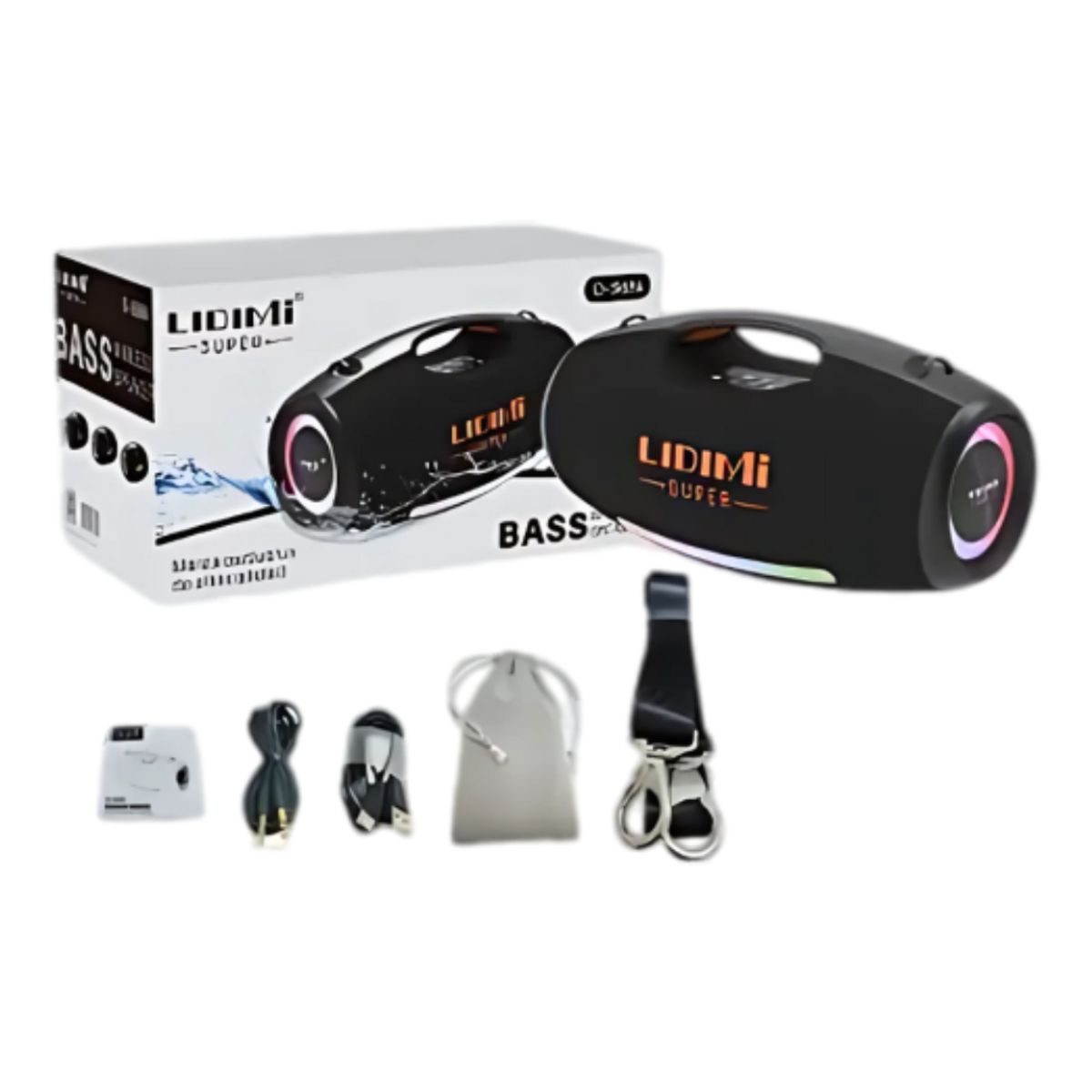 LIDIMI - Parlante Bluetooth LIDIMI D-S684 Super 300W Inalámbrico de Alta Potencia