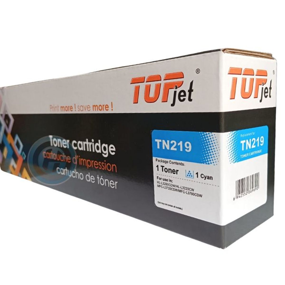 TONER BROTHER TN-219 CYAN COMPATIBLE, marca GENERICO - Foto Principal
