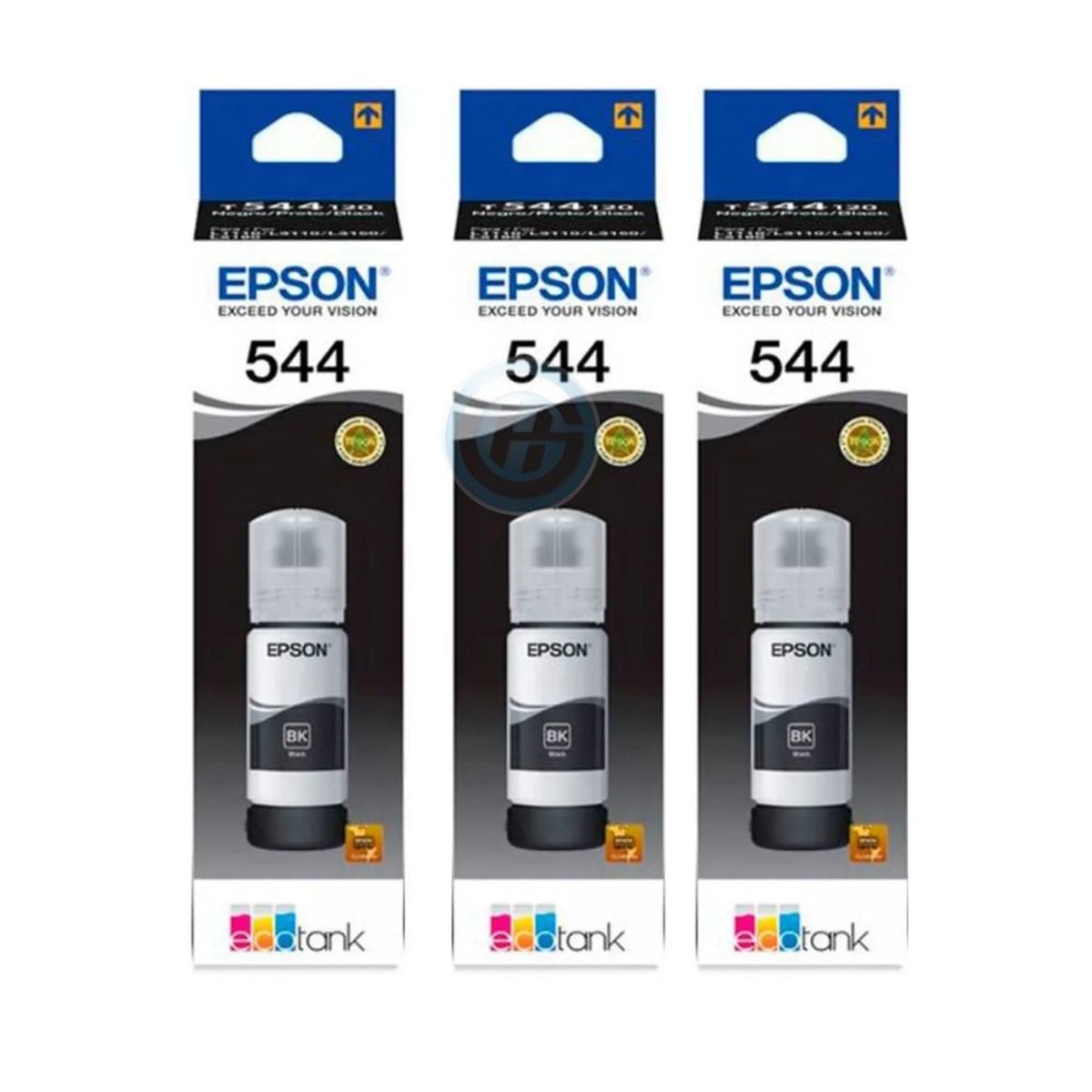 EPSON - TINTA EPSON 544 NEGRO PACK X 3 UNIDADES