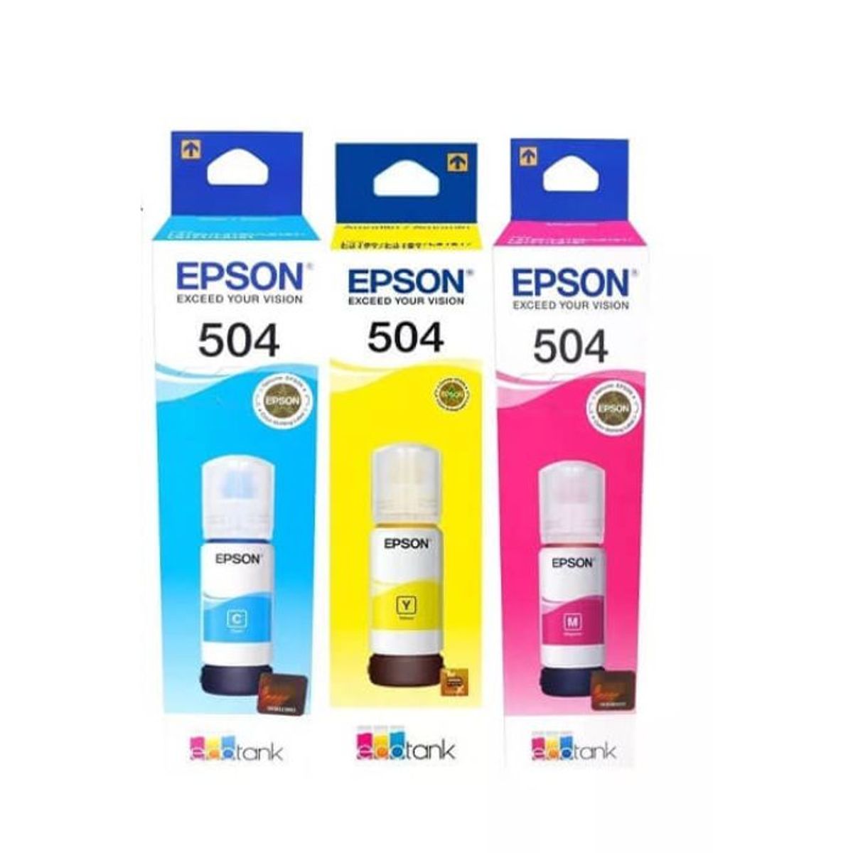 EPSON - TINTA EPSON 504 PACK X3 COLORES CMY T504