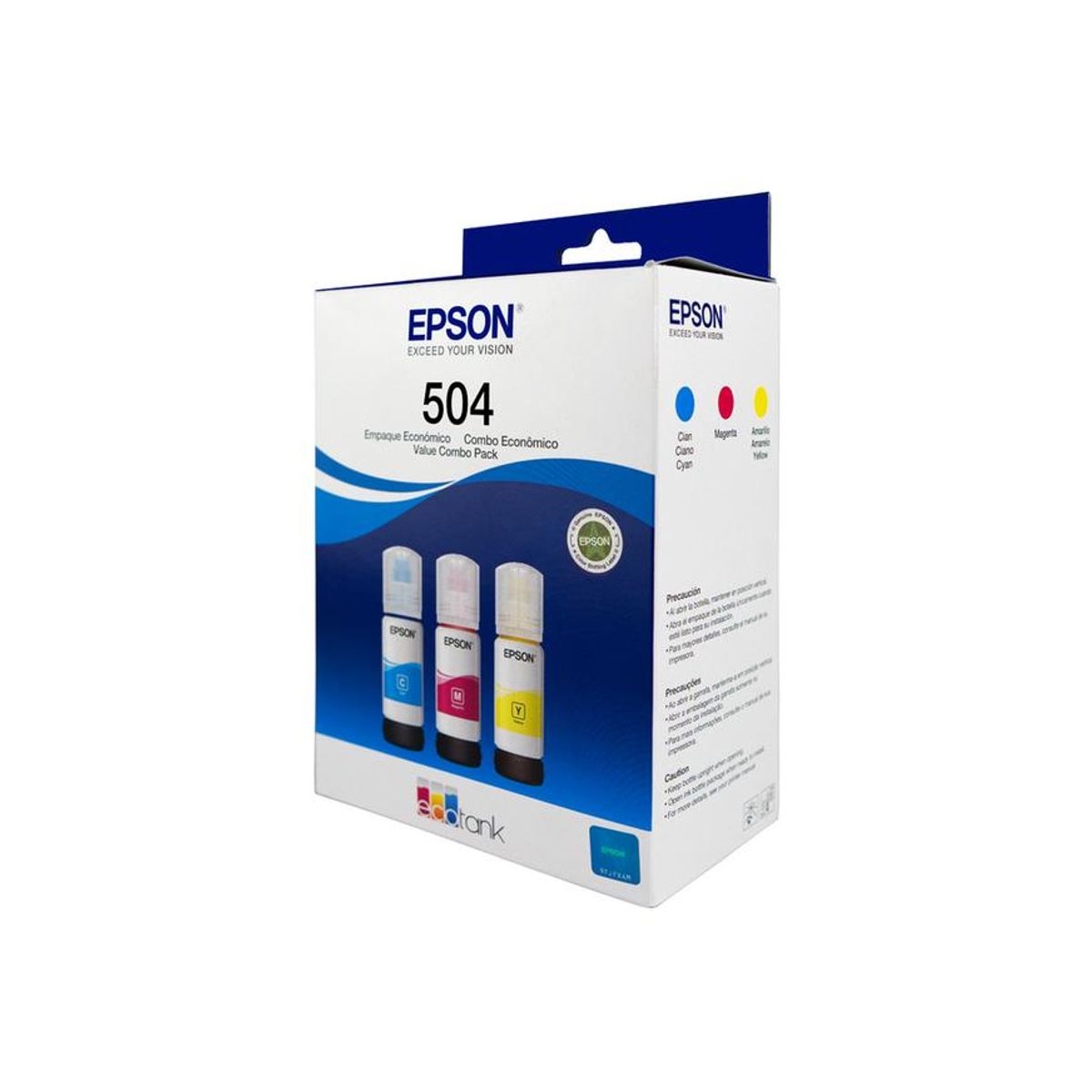 EPSON - TINTA EPSON 504 PACK X3 COLORES CMY T504