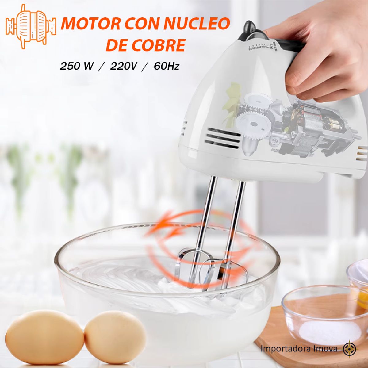 GENERICO - BATIDORA ELECTRICA 7 VELOCIDADES
