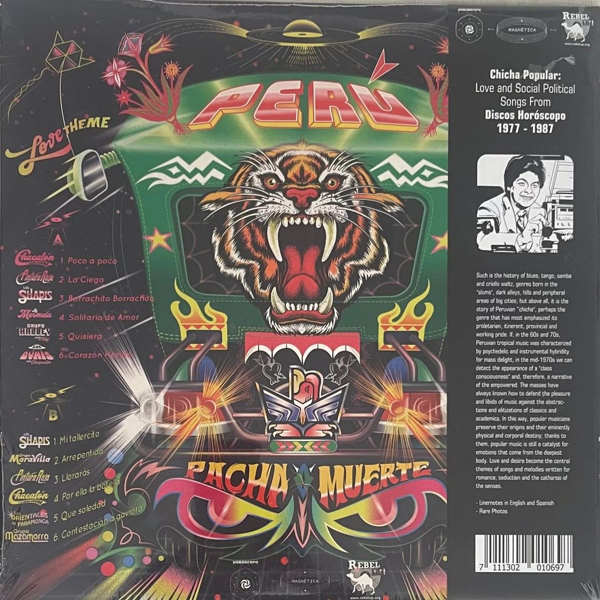 GENERICO - Disco de vinilo Chicha Popular Love & Social Political Songs from Discos Horoscopo 19771987