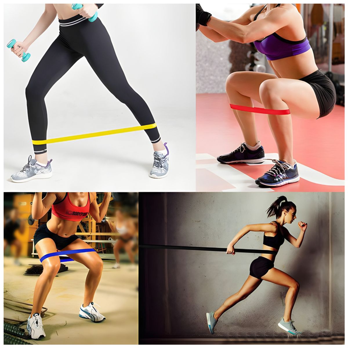 GENERICO - Set x5 Bandas Elásticas de Látex Cerrada Premium