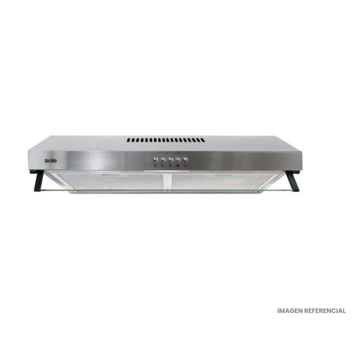 SOLE - Campana Extractora Sole Roma 60cm Acero Inoxidable - TURE15COV2
