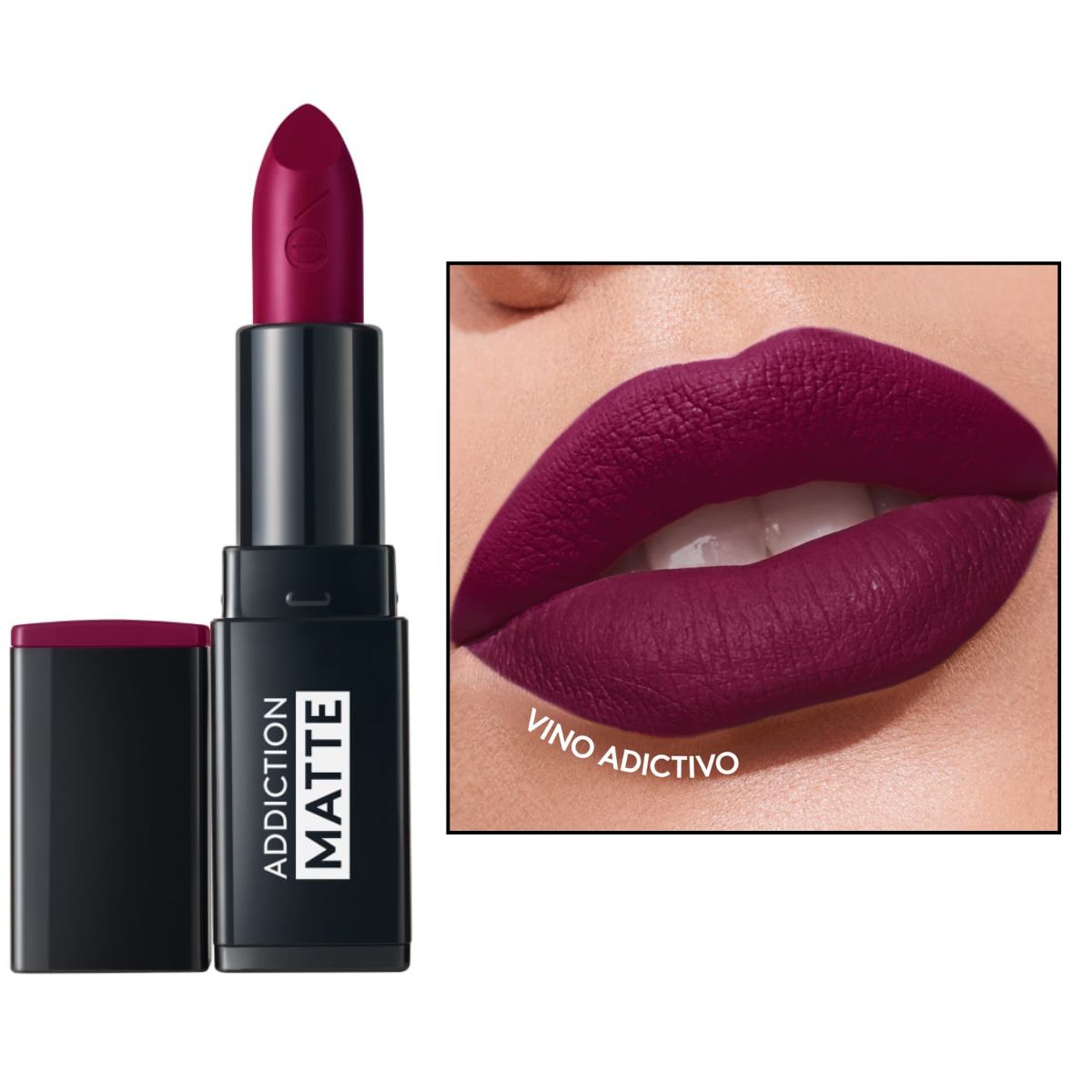 Labial addiction matte ésika vino adictivo mate hidratante Esika ...