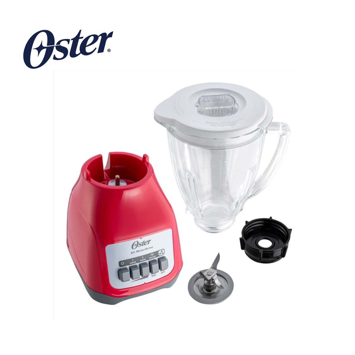OSTER - Combo Oster Licuadora + Olla Arrocera 1.8 LT + Plancha a Vapor